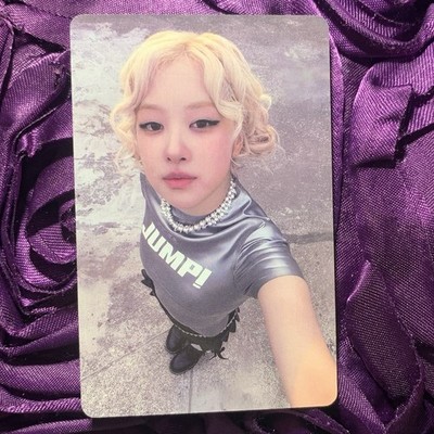 Rose BLACKPINK Jump HOT K Pop Girl Photo Goddess Idol Card Blonde Silver