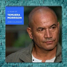 Temuera Morrison 2026 Wall Calendar, 12-Month Celebrity Collection