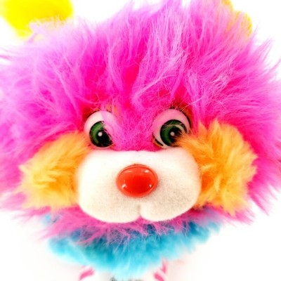 Vintage 1986 Popples Magenta Puffling Plush w/ Rubber Joke Tag | eBay