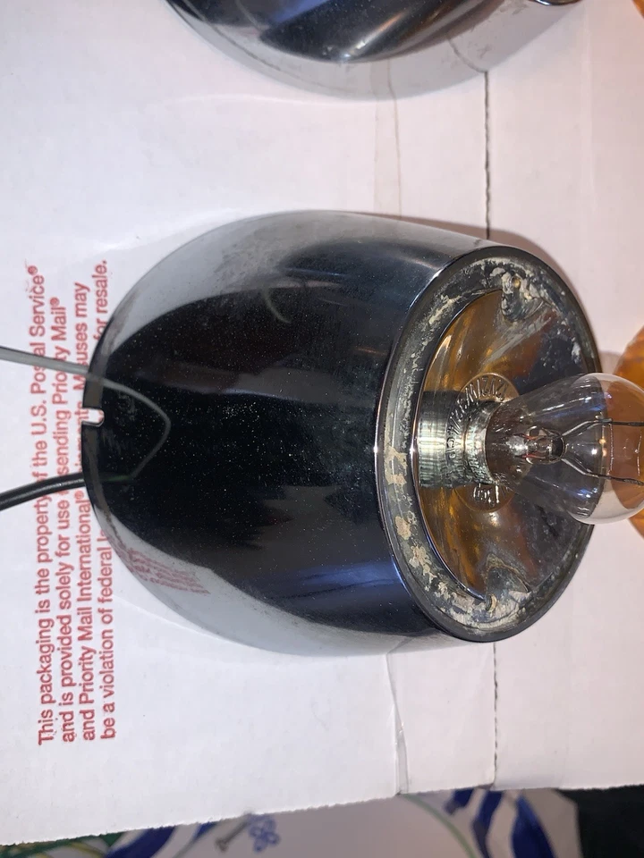 Par de luces intermitentes delanteras VW Karmann Ghia 1964 1967 usadas OEM Foto 4 de 4