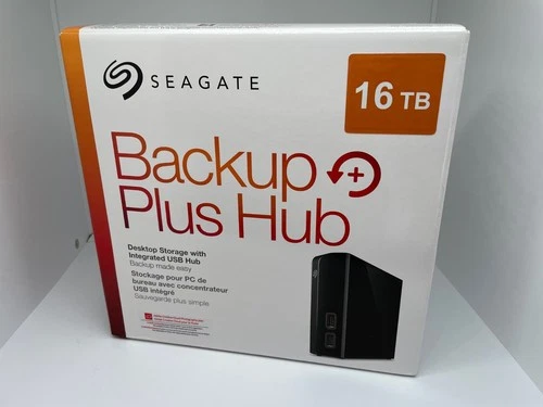Externe Festplatte im Seagate Backup Plus Hub Gehäuse 3,5" USB 16TB 16 TB