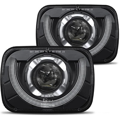 LED Headlights 5x7 7x6 H6054 DOT Anti glare DRL Jeep Wrangler HWSTAR 2026 2000