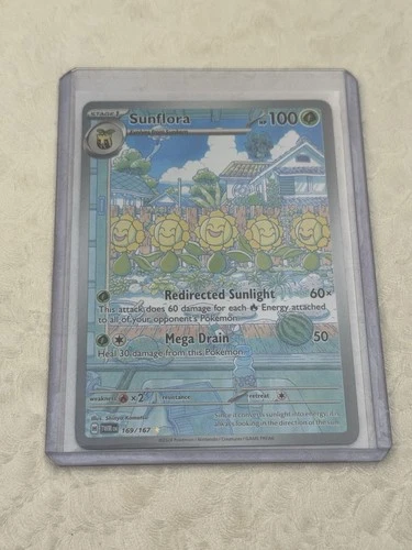 Sunflora 169/167 Twilight Masquerade Pokemon Illustration Rare
