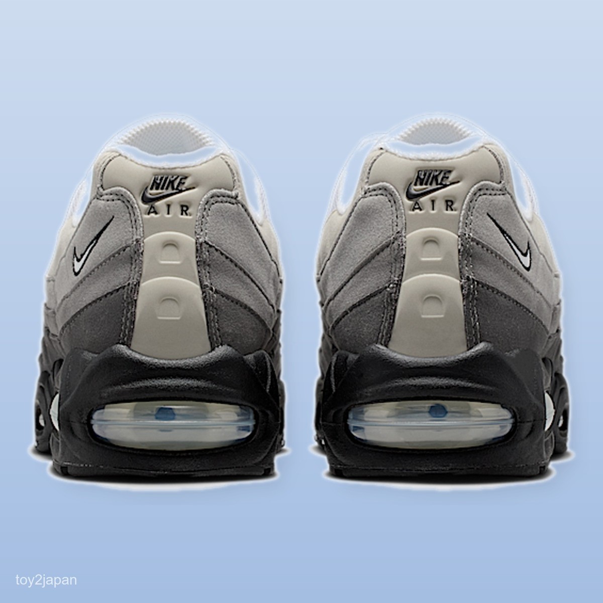 Nike Air Max 95 OG Big Bubble Granite HM4740-007 Black Medium Ash Men's Size New — product photo 7 of 7