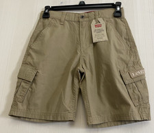 Levi's Tan Cargo Boy's Shorts with Relaxed Fit Size 10