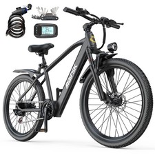 Electric Bike for Adults, 26'' 250W Motor Ebike, 50 Miles 25km/h E Mountain Bike