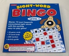 Lakeshore Sight-Word Bingo Level 1 Educational Reading Game Ages 5 TT181