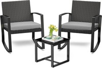 BalkonmöBel-Set 3-Teilig Rattan FüR Terrasse Und Garten, Wetterfest