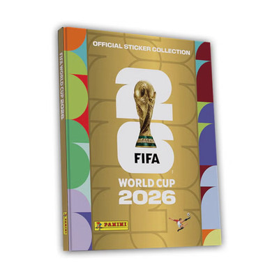 Panini FIFA World Cup 2026 Premium Gold Hardcover Album. LATAM EXCLUSIVE