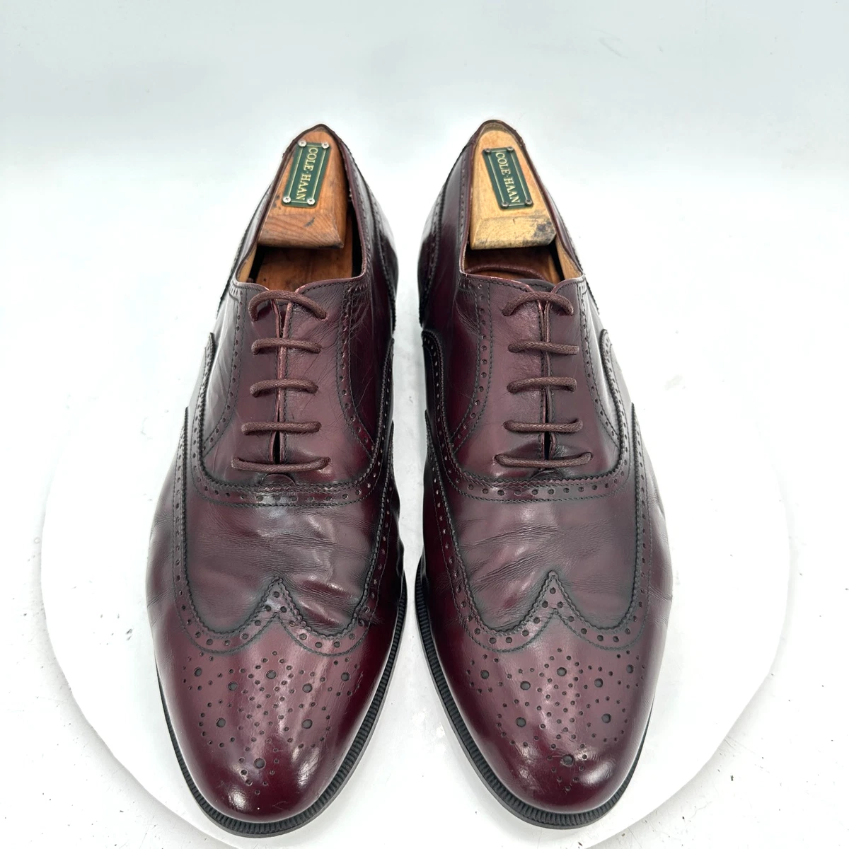 Salvatore Ferragamo - Cognac Brown Leather Oxford Dress Shoes size 10.5 Salvatore Ferragamo - Cognac Brown Leather Oxford Dress  main image 4