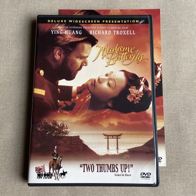 Madame Butterfly (DVD 1995) W/ Insert Music Drama Ying Huang Richard Troxell +