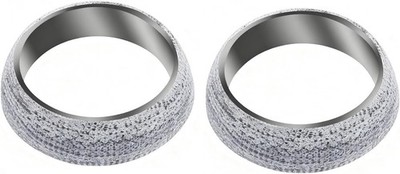 2 PCS 2.5 inch Exhaust Donut Manifold Gasket 65mm Muffler Seal Ring High Grade
