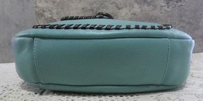 New‎ LL Leathers in Leather Crossbody Bag Teal Green Whipstitch Boho Saddle Bag Boho Teal Whipstitch Shoulder Bag Turquoise | Mercari main image 4