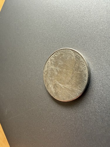Faceless Nickel Error Coin Ghost Jefferson - Picture 3 of 4