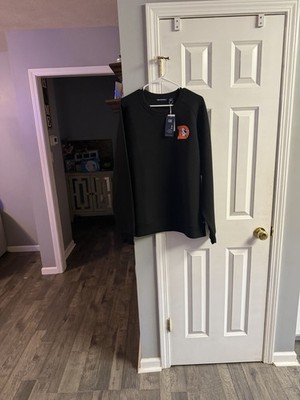 Denver Broncos Cutter & Buck Throwback Logo Crewneck NWT Size XL