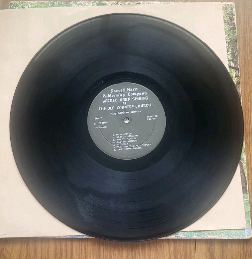 洋楽 Gospel Supreme Singers LP Sacred Harp Singers At The Old Country Church Vinyl LP