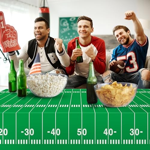 Fußball Party Deko - Superbowl Partydeko 2026 - Fußball Motiv - Bild 4 von 7