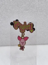 Disney Cuties Character Dangle Pin, Piglet