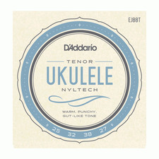 D'Addario EJ88T Nyltech Tenor Ukulele Strings, Gauges .025-.032-.038-.027