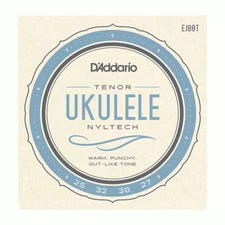 D'Addario EJ88T Nyltech Tenor Ukulele Strings, Gauges .025-.032-.038-.027