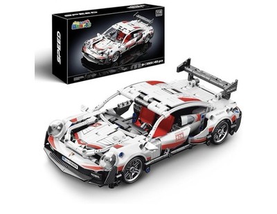 JIQILE #48018 - Porsche 911 RSR GT3 - Building Block Set
