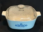 Vintage CORNING Pyroceram B-9 Dishe with Pyrex Lid 2.5quart