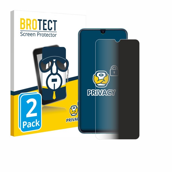 2X Blickschutz Folie FüR Samsung Galaxy M21 2021 Displayschutz Privacy-image