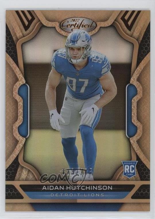 2022 Certified Rookies Mirror Bronze 123/275 Aidan Hutchinson #120 Rookie RC rp9