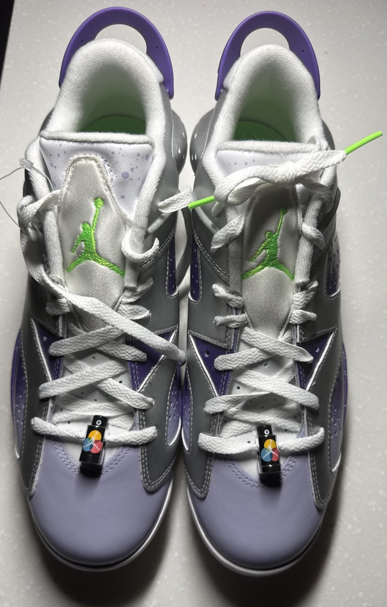 Air Jordan Retro 6 G NRG Golf Shoes MEN'S SIZE 10.5 Silver/Purple