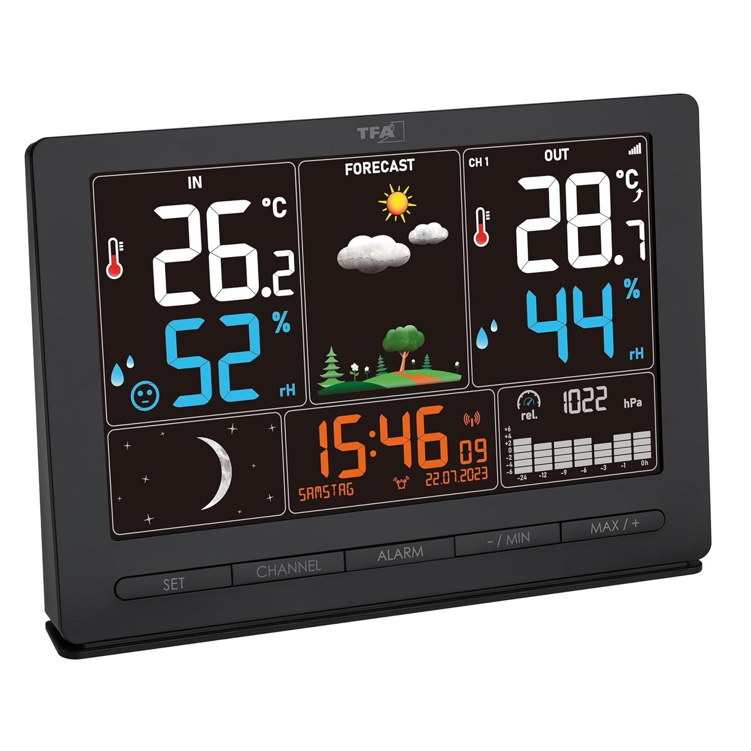 Regala la Stazione Meteo SEASON 2 TFA Dostmann 35.1118.01 a Colori