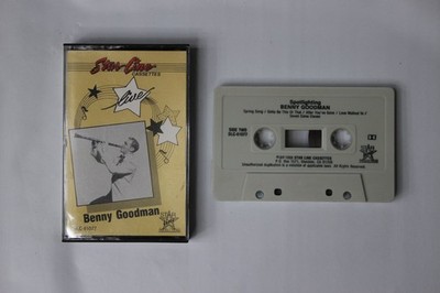 Benny Goodman Spotlighting Cassette 1986 Star Line Live Jazz Swing