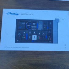 Shelly Wall Display XL Touchscreen Control Panel - Grey Wi-Fi