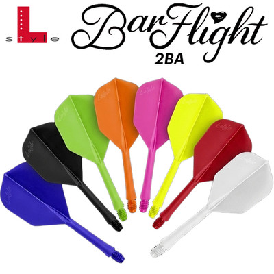 L-Style Barflights Flights & Shaft System 2BA Gewinde 8 Farben L3 Form midi