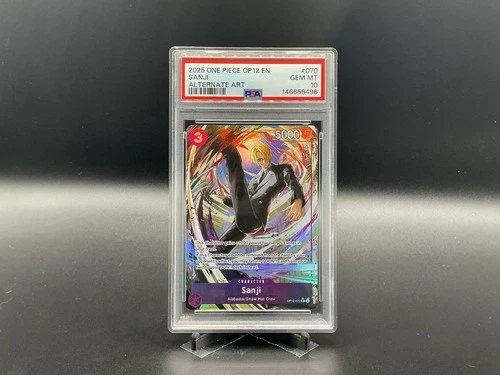 One Piece - Legacy of the Master - Sanji - OP12-070 Alt Art - PSA 10