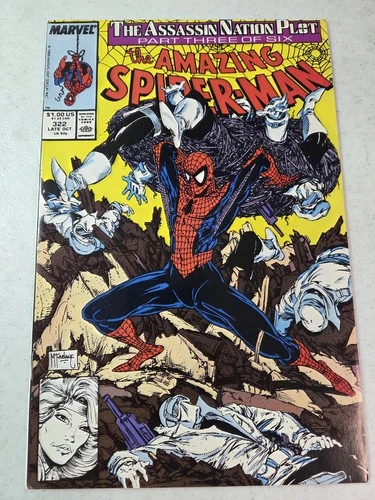 Amazing Spider-Man #322 Direct Edition - Marvel 1989 Todd McFarlane - VF
