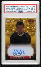 2025 High Tek Stranger Things 17/50 Millie Bobby Brown PSA 10 GEM MT Auto 08j3