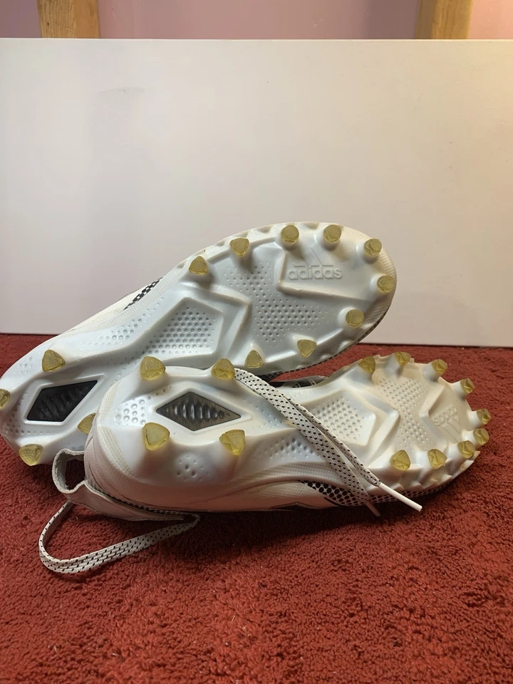 (TAMANHO 9) Chuteiras de futebol Adidas Freak 22 Team brancas pretas GX4066 masculinas N.I.B - Imagem 4 de 4