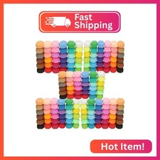 Wolwefa Air Dry Clay, 180 Packs Colored Foam Clay, Moldable Foam Clay Super Ligh