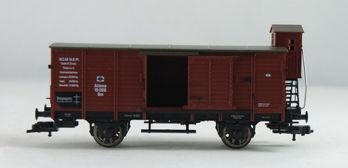 Fleischmann HO 5866K KPEV Altona 15025 4 Rad geschlossener Transporter Bremshütte super im Karton | Condition: Used
