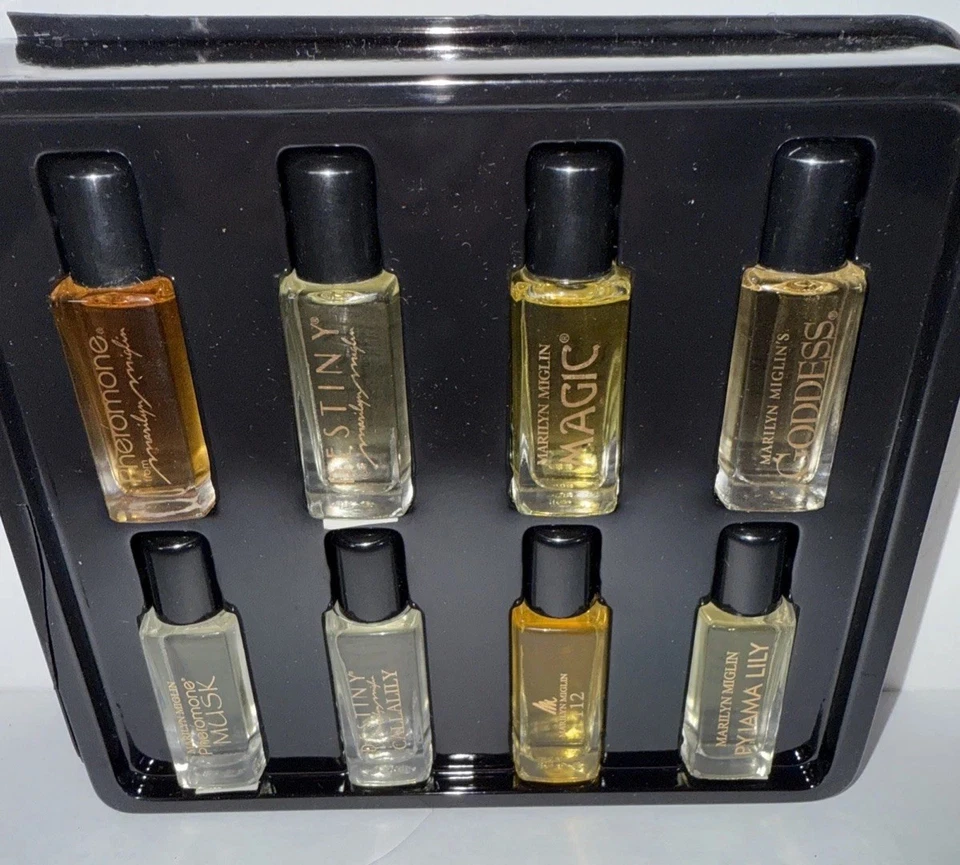 Marilyn Miglin Library Of Fragrance Mini 8 - 0,25 OZ NUEVO EN CAJA Feromona Diosa Almizcle Foto 4 de 4