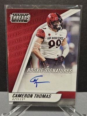 2022 Panini Chronicles Draft Picks #TH-CMT Cameron Thomas - Auto RC SDSU