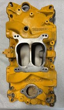 Vintage Edelbrock Performer 2101 Intake Manifold 4 Barrel Sbc 283 327 350