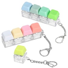 Keyboard Button Fidget Clicker Keychain Stress Relief Toys for Office  Travel