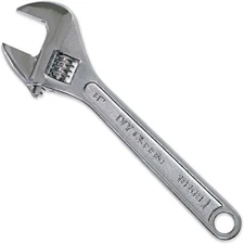 IVY Classic 8" Adjustable Wrench – Heavy-Duty Drop-Forged Alloy Steel, 15/16" Ja