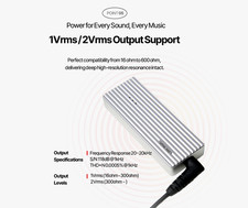USB DAC Headphone Amplifier 32Bit 384kHz DSD256 Hi-Res HiFi Korean Made Compact
