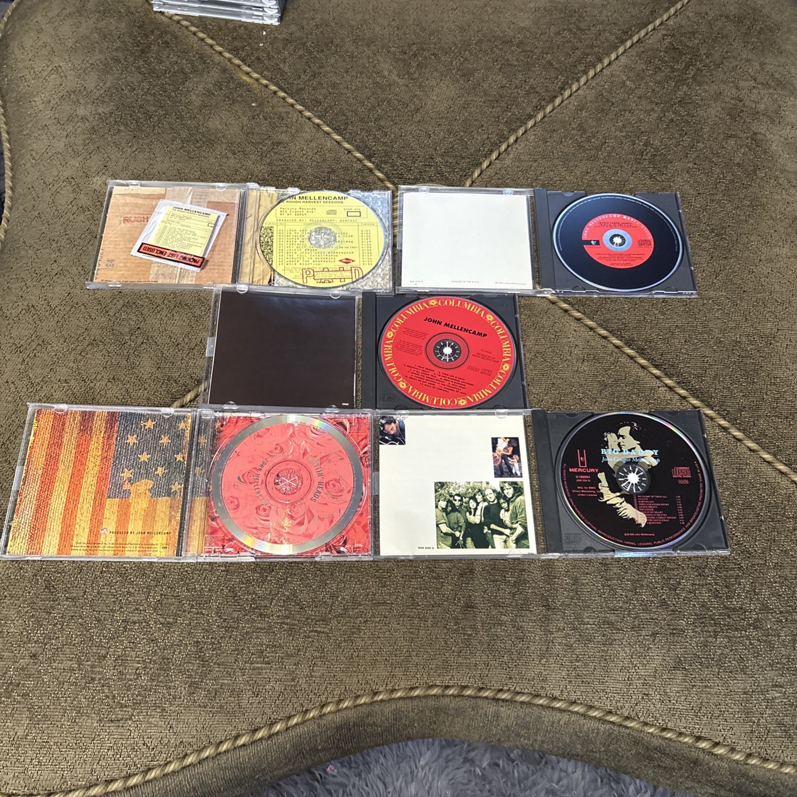 John Cougar Mellencamp Cd Lot Of 5 - 5inch- Big Daddy, Cuttin Heads thumbnail 3