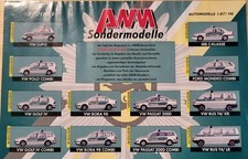 AWM Polizei Modelle von Baden-Württemberg 12 Stück in PC Box, z.B. Golf,Passat.