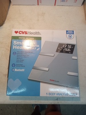 CVS Health, Digital Metrics, Smart Health Body Analysis Scale With Bluetooth 