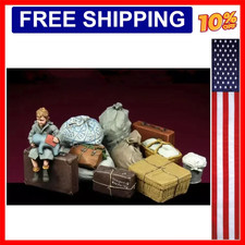 1/35 Scale Resin Figure Model Assembled Kits War Scene Historical Military Re...