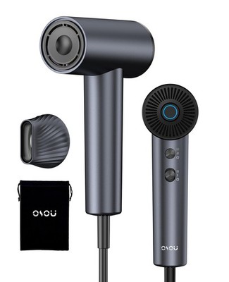 Ionic Hair Dryer, High-Speed Blow Dryer - 150,000 RPM Brushless Motor, 500 Mi...